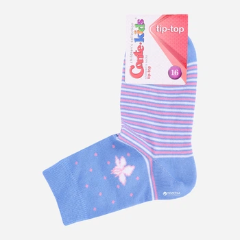 Дитячі шкарпетки бавовняні Conte Kids Tip-Top-254 16 р Блакитні (4810226151396)