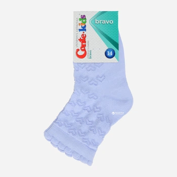 Детские носки хлопковые для девочек Conte Kids Bravo 14C-13СП-184 14 Светло-фиолетовые (4810226105276)