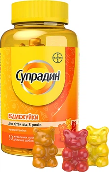 Супрадин Ведмежуйки Bayer пастилки №30 (4250369509096)