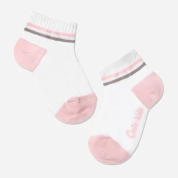 Детские носки хлопковые для девочек Conte Kids CK Active 7С-97СП 12 р Белые (4810226523582)