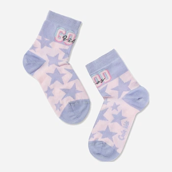 Детские носки хлопковые для девочек Conte Kids CK Tip-Top 5С-11 СП 16 р Бледно-фиолетовые (4810226514320)