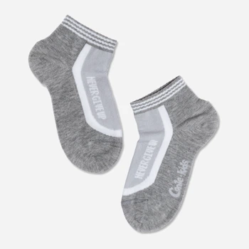 Детские носки хлопковые Conte Kids CK Active (Короткие) 7С-97СП-504 14 Серые (4810226523636)