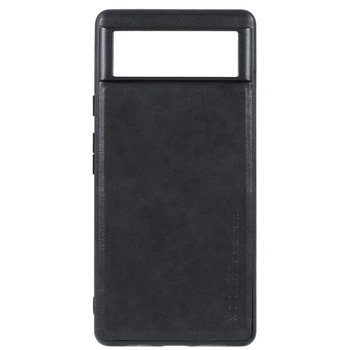 Защитный чехол X-LEVEL Leather Back Cover для Google Pixel 6 - Black