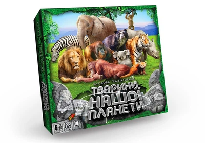 Настольная игра-викторина «Животные нашей планеты" DANKO TOYS