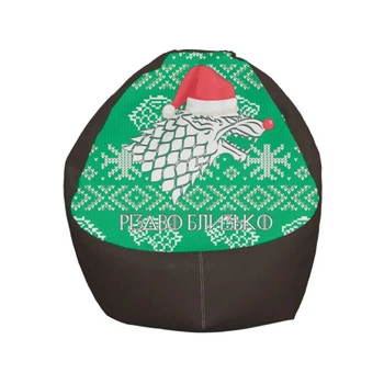 Крісло мішок - Christmas Is Coming Колір чорний - MyTee