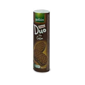 Печенье Gullon Mega Duo сэндвич с темным шоколадным кремом, 500г