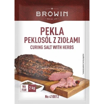 Нітритна сіль для посолу з травами "Pekla" 67г, BROWIN