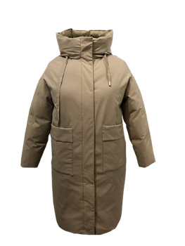 Пальто женское зимнее SNOW OW 21A685M бежевое XXL