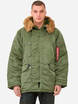 Парка Alpha Industries MJN31000C1 N-3B Parka 2XL Sage (640631440457)