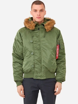 Куртка зимняя короткая мужская Alpha Industries N-2B Parka 4XL Sage Green