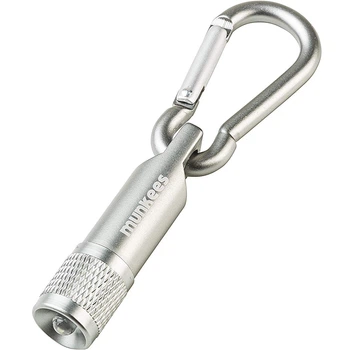Брелок-фонарик Munkees LED with Carabiner grey (1076-GY)