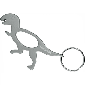 Munkees 3481 брелок-открывашка T-Rex grey