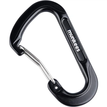 Карабин Munkees Forged D black (3274-BK)