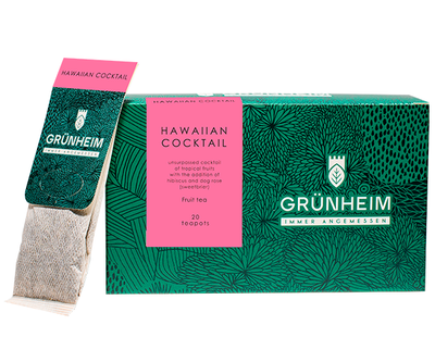 Фруктовый чай Grunheim Hawaiian Cocktail в пакетиках 20 шт
