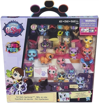 Ігровий набір Hasbro Littlest Pet Shop Pet Party Spectacular Домашні вихованці 15 шт (B3808)