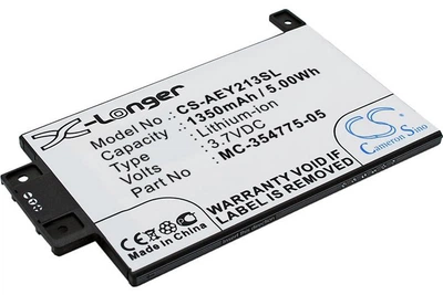 Аккумуляторная батарея X-Longer CS-AEY213SL / MC-354775-05 для Amazon Kindle Paperwhite (2013) Paperwhite 6 Gen Touch 6" (2013) (1350 mAh)