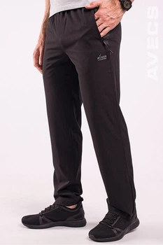Брюки спортивные без подкладки черные Avecs AV-70259 Black L