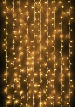 Гирлянда светодиодная Штора Теплый белый (160 LED 2х2 м) ICL44