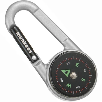 Брелок-компас Munkees 3135 Compass with Thermometer silver (3135-SV)