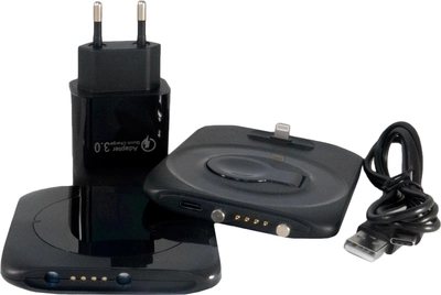 Док-станция 4-в-1 Extradigital беспроводная зарядка для iPhone / iWatch / Airpods (W8) Black (CWE1533)