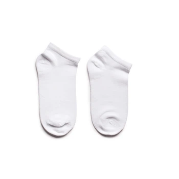 Шкарпетки чоловічі короткі однотонні безшовні дихаючі якісні ORGANIC cotton білі носки Moi FAINI 39-41 men's арт. 31000