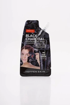 Глубоко очищающая угольная маска-пленка для лица YEPPEN SKIN Black Charcoal Deep Purifying Mask 20 г (8&nbsp;809&nbsp;369&nbsp;859&nbsp;913)