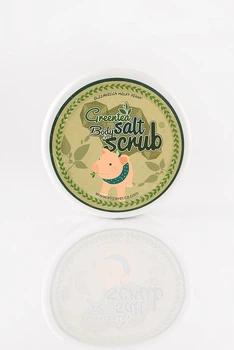 Скраб для тела с экстрактом зеленого чая и морской солью ELIZAVECCA Milky Piggy Greentea Salt Body Scrub 600 мл (8809071369267)