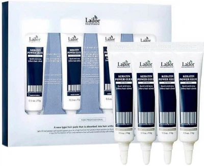 Набор сывороток для секущихся кончиков волос La'dor Keratin Power Glue с кератином 15 г х 20 шт (8809500811725)