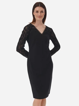 Сукня міді осіння жіноча Tatuum Periona T2124.413B-999 38 Чорна (5900380955226)