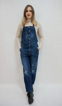 Напівкомбінезон UTICA denim wear jeans UT561922147R S темно-синій 854