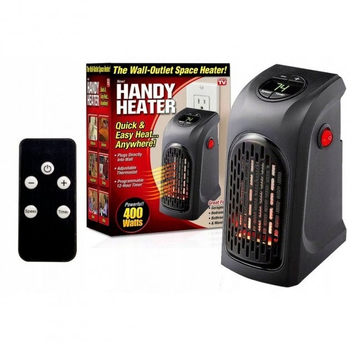 Тепловентилятор Handy Heater электрический, обогреватель с терморегулятором и пультом 400 W