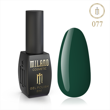 Гель Лак MILANO 8мл. № 077 (Изумруд)