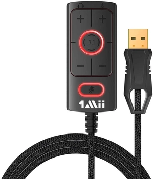 Звуковая карта 1Mii USB Sound Card 7.1 Plug n Play