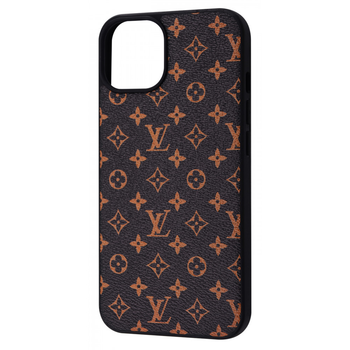 Brown lv leather phone case – casehut