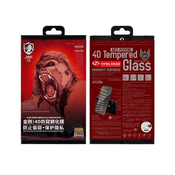 Защитное стекло антишпигун Wekome Kingkong 4D Curved Privacy для iPhone 15 Pro (WTP-012)