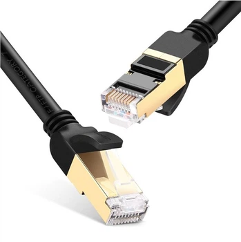 ​Сетевой патч-корд кабель Ugreen Cat 7 Gigabit RJ45 STP Lan Ethernet Cable 2m 11269 black