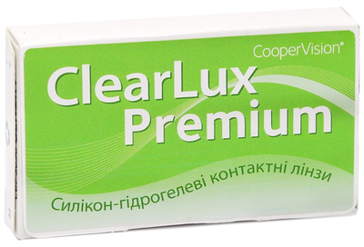 Контактні лінзи ClearLux Premium (3 шт) діоптрію +1.5