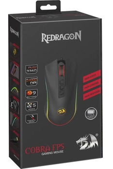 Миша REDRAGON (78284) Cobra FPS RGB 9 кнопок 24000 dpi (78284)