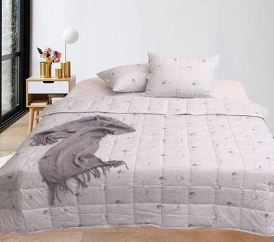 Летнее евро одеяло облегченное Tag tekstil Cotton 190x215 Odeyalo-187