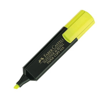 Маркер текстовый 154807 TEXTLINER, желтый Faber Castell / 10 /