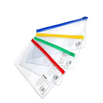 Папка на молнии zip-lock 230x118мм (для билетов), 5059