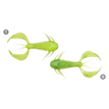 Рак Megabass Rock Hog 5.08cm 10шт Chart/Green&Gold Flake (35411)