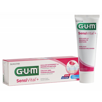 Зубная паста GUM Sensivital+ 75 мл (7630019902984)