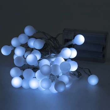 Декоративная гирлянда BERGER 2112-B-40 Cold 40 LED Холодный 6 м 1 режим 3 x AA