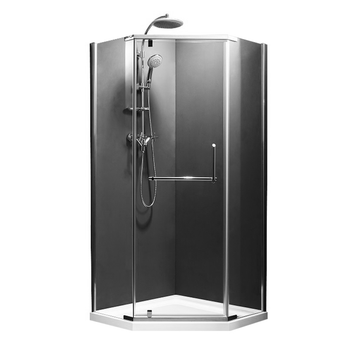 Душова кабіна Devit Comfort 1000 х 1000 х 1900 см (профіль - нержавіюча сталь, скло - прозоре) (FEN0223)