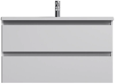 Тумба подвесная AM.PM X-Joy 100 см белый глянец с умывальником M85-FHX1002-WC1002WG38