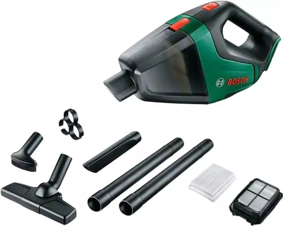 Акумуляторний пилосос Bosch UniversalVac 18 + 1 акб PBA 18 V 2,5 Ah + ЗП AL 1830 CV + насадки (06033B9103)