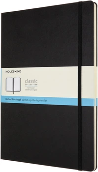 Записная книга Moleskine Classic 21 x 29.7 см в точку Черная (8053853602848)
