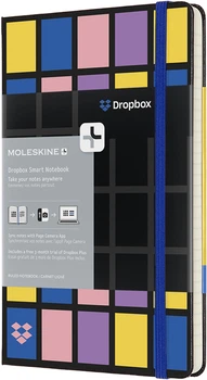 Нотатник Moleskine Dropbox 13 х 21 см 240 сторінок у лінійку Чорний (8053853602176)