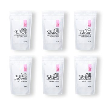 Курс Антицелюлітних ензимних обгортань Hillary Anti-cellulite Bandage Zymo Cell (6 уп.) HI-11-166